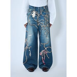 Acne Studios Women Printed Jeans